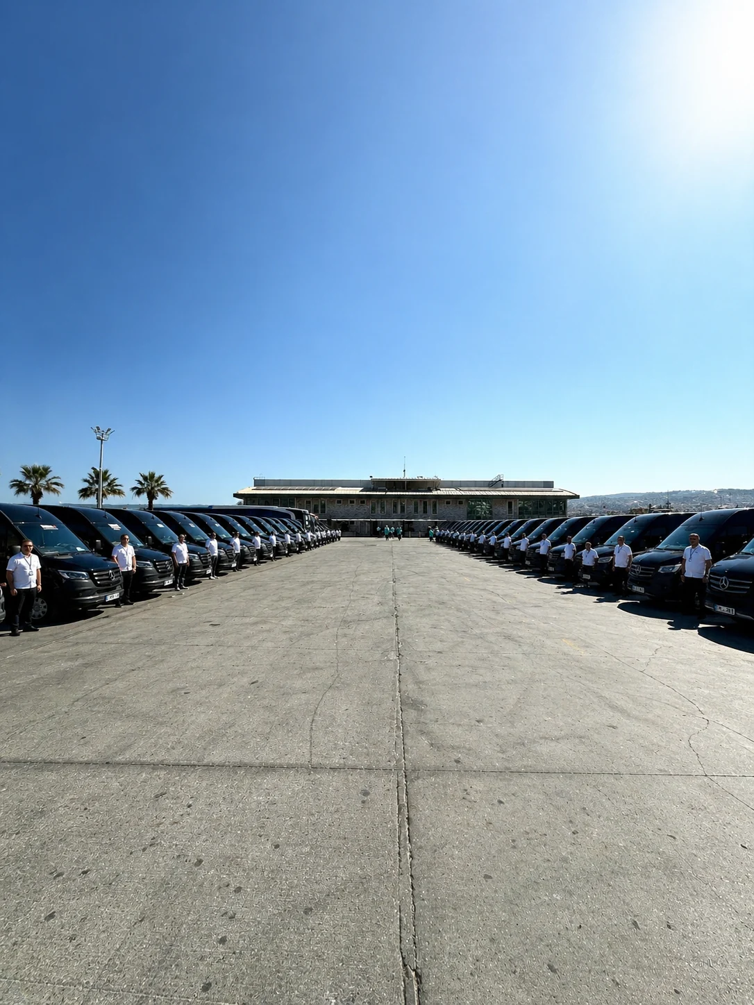 A Major Aegean Tour with 24 Vehicles